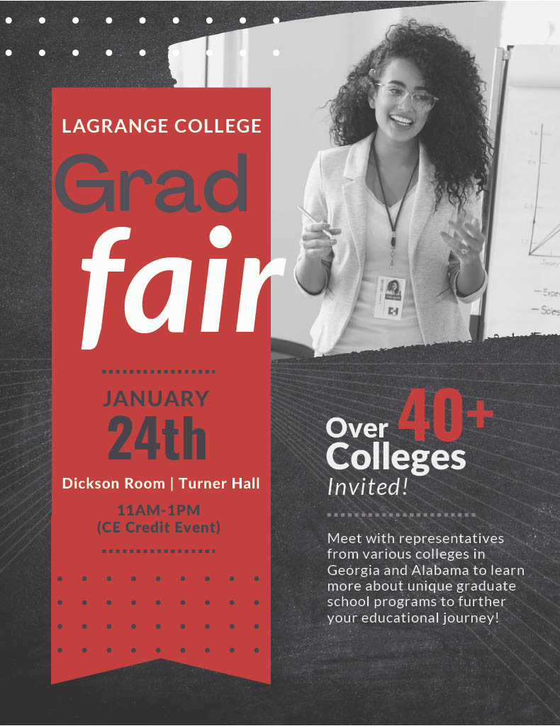 College graduate school event 